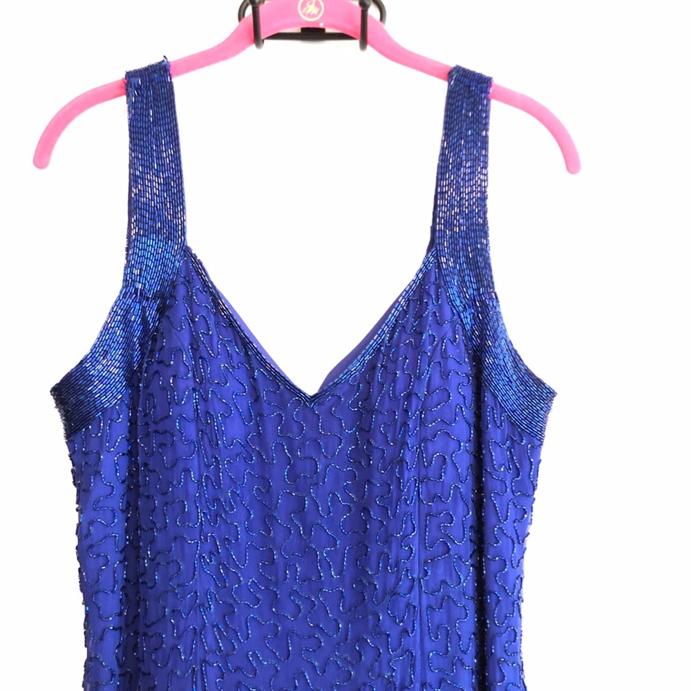 VINTAGE Silk Sequin Dress